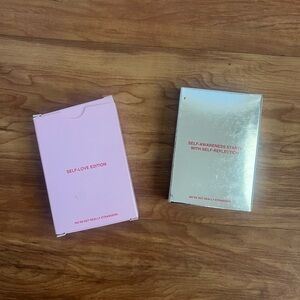 Self-Love Edition & Self-Reflection Decks — Pink and Silver